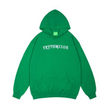 Men Fall Outfits Retro Alphabet Printed Hoodie Loose Couple Casual Jacket