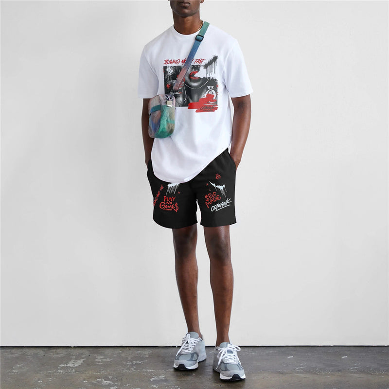 3D T Shirt Beach Pants Suit Alligator Printed