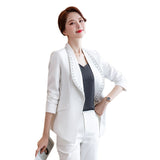 Women Pants Suit Uniform Designs Formal Style Office Lady Bussiness Attire Fashion Spring And Autumn Formal Suit Work Clothes