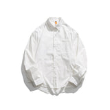 Men Shacket Long Sleeve Autumn Shirt Autumn Personality Letter Print Shirt