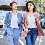 Women Pants Suit Uniform Designs Formal Style Office Lady Bussiness Attire Spring Fashion Casual Suit Jacket Women