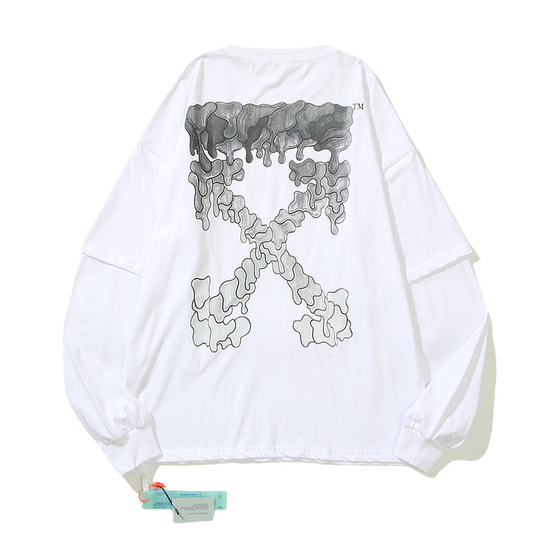Autumn Sweater Pattern Pullover Long Sleeve Sweater
