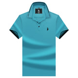 USPA Shirts Chuanqibaoluo Summer Cotton Casual Lapel Short Sleeve T-shirt