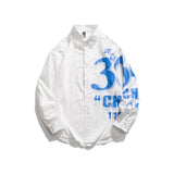 Men Shacket Long Sleeve Autumn Shirt Autumn Leisure Shirt Printed Loose Fashion Shirt