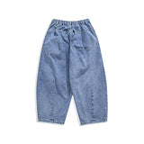 Men's Pants Men's Summer Vintage Men's Trousers Casual Loose Washed-out Denim Harem