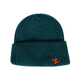Mens Beanies Thickened Letter Embroidery Woolen Cap Women's Autumn and Winter Big Curled Brim Knitted Hat