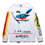 Kanye West Hoodie Lark Graffiti Long Sleeve T-shirt