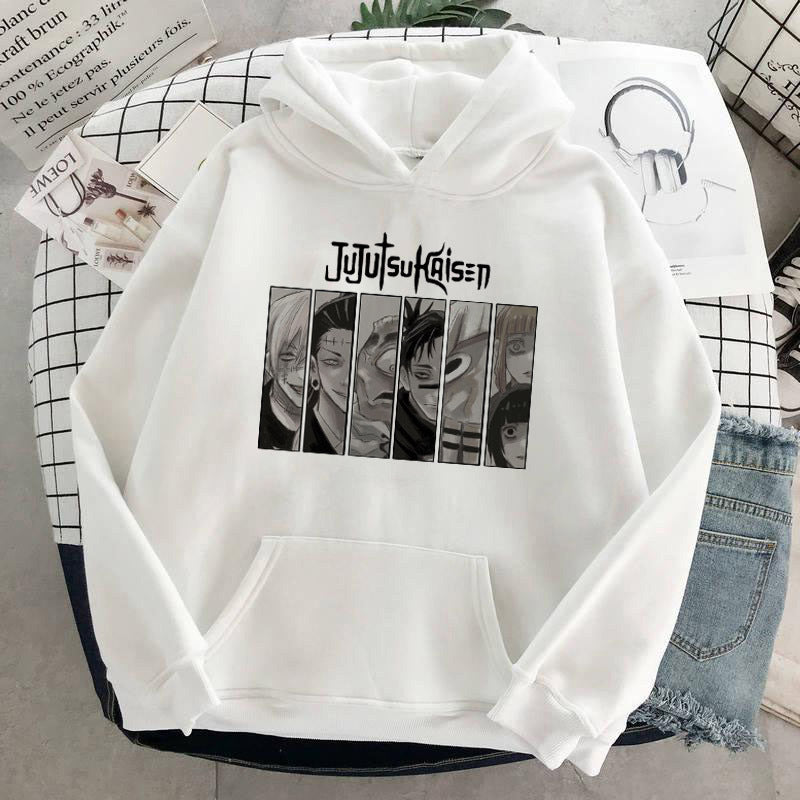 Anime Hoodie Hoodies Pullover Cosplay Costume Autumn and Winter Fleece Printed Student Hoodie Men