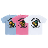 A Ape Print for Kids T Shirt Summer Print Children Children's Short Sleeve T-shirt