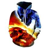 Skull Hoodie Skull Sweater Hooded