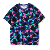 A Ape Print T Shirt Summer Cotton Short Sleeve T-shirt