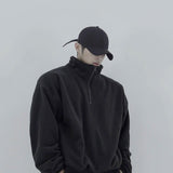 Gyms Fitness Mens Sports Hoodie Bodybuilding Workout Jogging Men′s Athletic Sweatshirts Autumn and Winter Thickening Sports Sweatshirt Loose Large Size Drop Shoulder Workout Clothes
