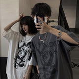 Harajuku Clothing for men T-shirt Men Classic Shirts Vintage Printed for men and Wofor men Loose Short Sleeve T-shirt