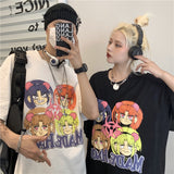 Harajuku Clothing Men's Tshirt Classic Retro Shirts Summer Printed Short Sleeve T-shirt Men and Women Casual Tops