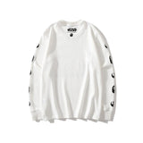 A Ape Print Sweatshirts Spring and Autumn Cartoon Print Men's and Women's Ball Battle Pullover Sweater