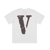 Vlone Pop Smoke The Woo T Shirt Printed Half Sleeve