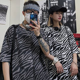 Harajuku Clothing Men's Tshirt Classic Retro Shirts Loose Men's and Women's Tops Short Sleeve Half Sleeve