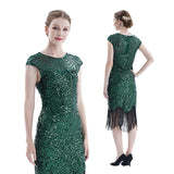 Flapper Dress 1920 Vintage Banquet Party Stage Nightclub Tassel Dress