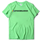 Let's Go Brandon T Shirt Letter Print Short-Sleeve T-shirt Bottoming Shirt