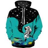 Fire and Ice Hoodie Print