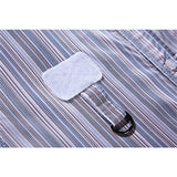 Men Shacket Long Sleeve Autumn Shirt Autumn Vintage Contrast Color Stripes Loose Shirt