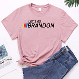 Let's Go Brandon T Shirt Women's Top Short Sleeve T-shirt Women