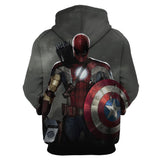 Captain America Hoodie 3D Digital Printing Sweater