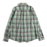 Men Shacket Long Sleeve Autumn Shirt Autumn Fresh and Loose Lapel Cardigan Plaid Shirt for Men