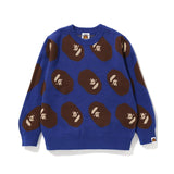 A Ape Print For Kids Sweatshirt Sweater Children 'S Clothing Ape Man Monkey Head Round Neck Cartoon Anime Pullover