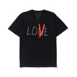 Vlone Lone Love T-Shirt Short Sleeve T-shirt Loose Half Sleeve