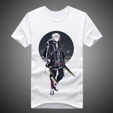 Demon Slayer Tshirt Men's Classic Shirts Anime Character Costume T-shirt Breathable Anime Print Men's Clothing Fashionable Jacket