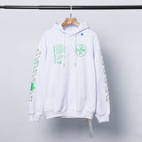 Arrow Print Men'S And Women'S Hooded Sweater