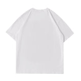 Men's T Shirt Summer Casual Tops Printed Short Sleeve T-shirt Men's round Neck Half Sleeve Street Fashion Loose Half-Sleeved T-shirt