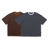 2022 Summer man t shirt Striped Short Sleeve