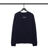 Fog Essentials Long Sleeve round Neck Sweatshirt Double Line Stereo Glue Lettered Casual Long Sleeve