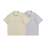 2022 Summer Man T Shirt Solid Color Polo Collar Shirt