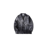 Men Fall Outfits Tie-Dye Gradient Long Sleeve Coat Leisure Suit