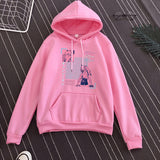 Chainsaw Man Hoodie Pava Anime Fleece-Lined