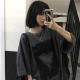 Harajuku Clothing Men's Tshirt Classic Retro Shirts Summer Printed Loose Short Sleeve T-shirt Men's and Women's Tops