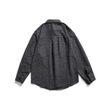 Men Shacket Long Sleeve Autumn Shirt Autumn Vintage Embroidered Long Sleeve Shirt Casual Loose Shirt for Men