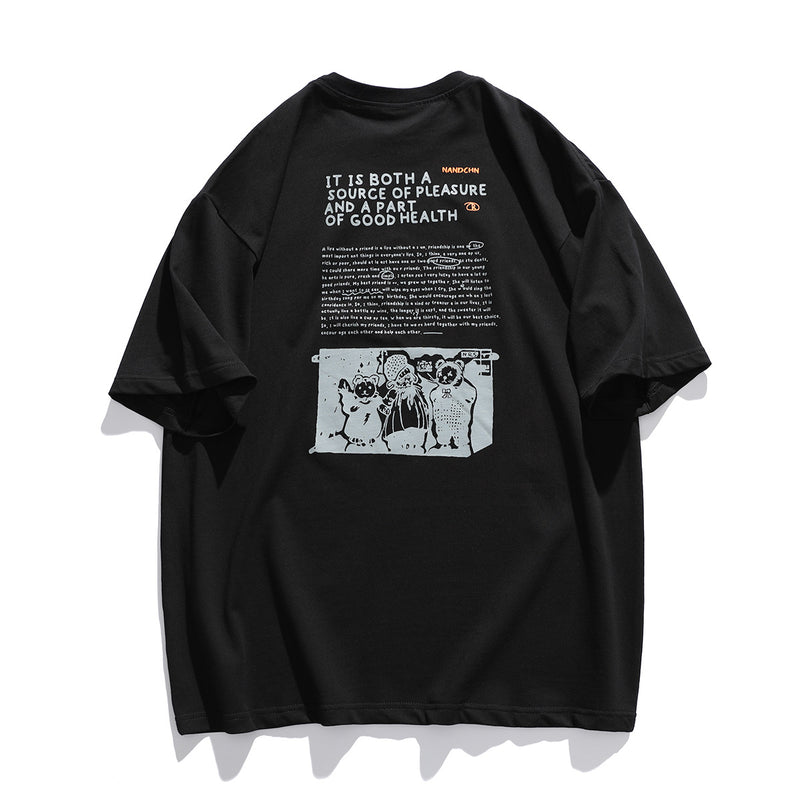 2022 Summer Man T Shirt Printed Loose