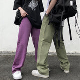 Harajuku Clothing Men Classic Retro Pants Straight Leg Pant Jeans Men Loose Cotton Trousers Casual Straight Pants