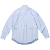 Men Shacket Long Sleeve Autumn Shirt Spring Stripes Versatile Shirt Top Simple Coat