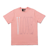 Vlone Summer Trendy Short Sleeve Short Sleeve Men's and Women's Tshirt