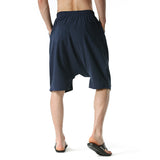 Men Shorts Summer New Harem Pants Men Vintage Baggy Pants Home Pants
