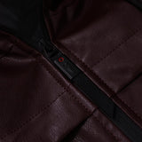 Urban Leather Jacket Fall Winter Men Fashion Hooded Leather Jacket Coat
