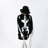 Men Fall Outfits Printed Worn Looking Washed-out Long Sleeve T-shirt Top