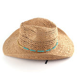 Fedora Hat Western Cowboy Fedora Hat Men and Women Curling Big Brimmed Straw Hat