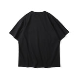 Men T Shirt Summer Casual Tops Letter Print Short-Sleeve T-shirt Men's BF round Neck Half Sleeve Street Fashion Loose Half Sleeve