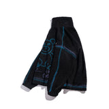 Mens Fall Outfits Bear Graffiti Jacket Turtleneck Pullover Coat